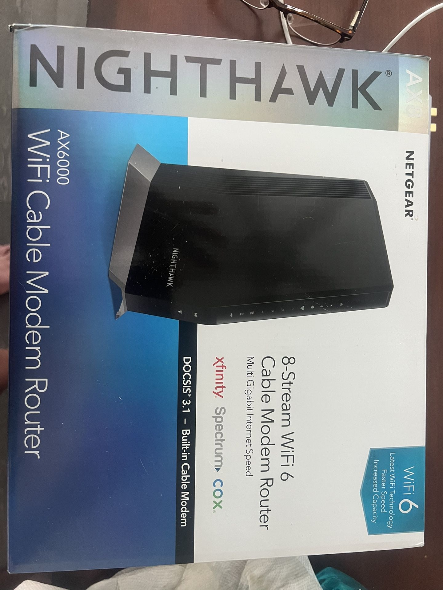 Netgear AX8 Nighthawk Wi-Fi Cable Modem Router