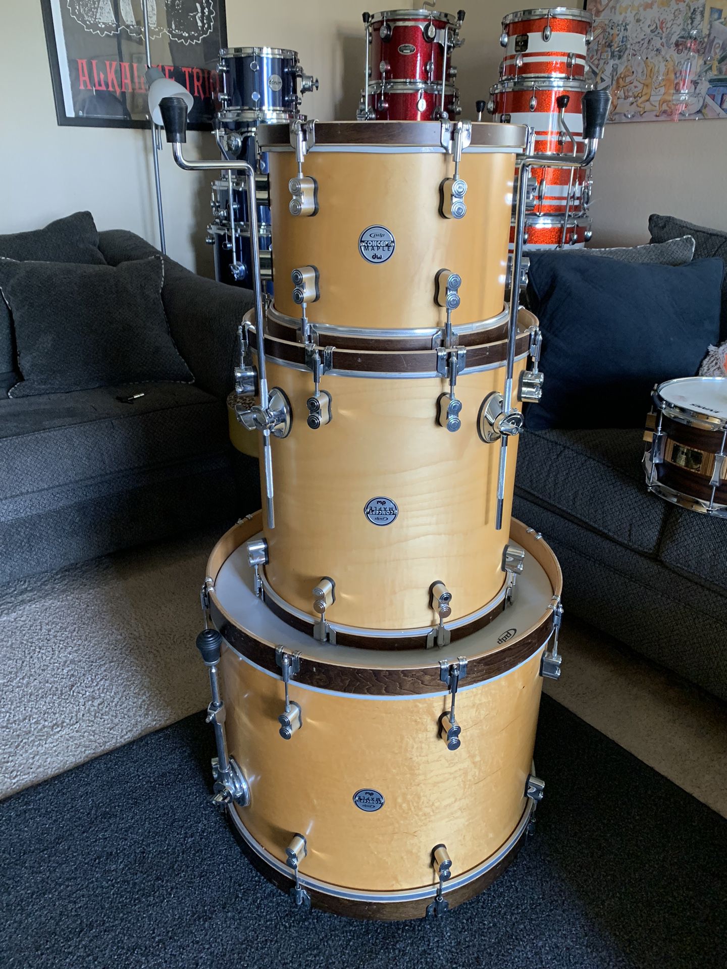3pc Concept Maple Classic Drum Set