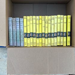 Matte Yellow Vintage Nancy Drew Books