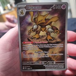 Alakazam pokemon (in plastic seal)