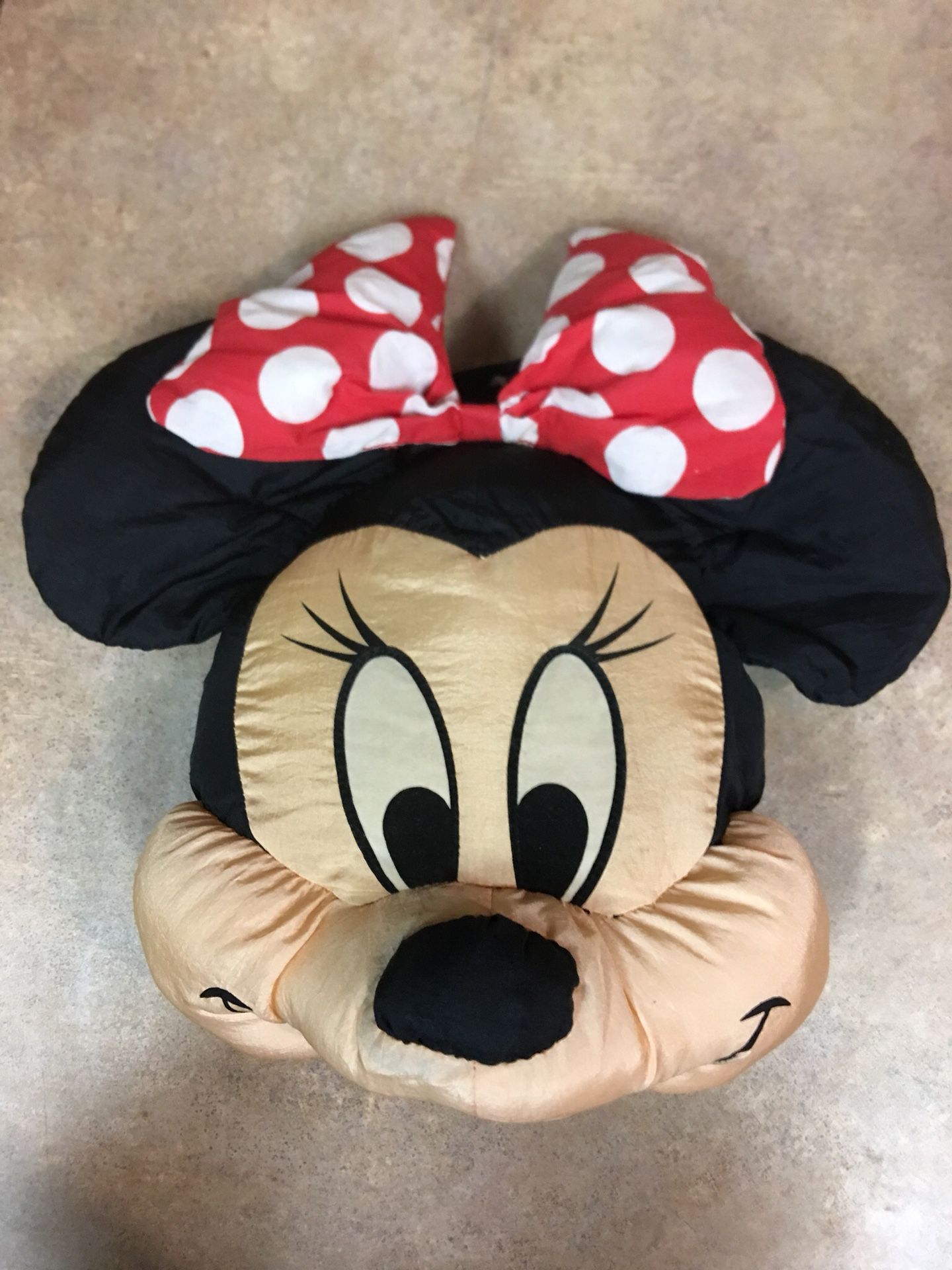 Minnie Mouse onesie and decorator pillow set $12