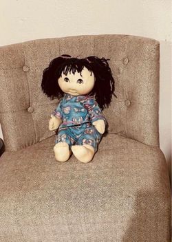 Rice Paddy Babies Doll Black Hair