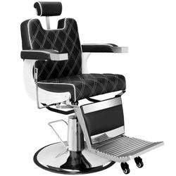 OmySalon  Modern Style Heavy Duty Hydraulic Recline Barber Chair

 

