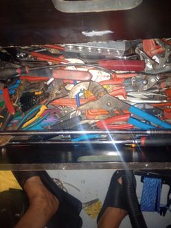 Mixed Hand Tool Lot – Pliers, Clamps & More