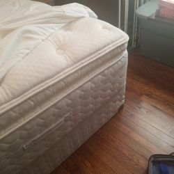 Queen Size Pillow Top Mattress And Box Spring 