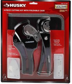 Husky PVC Cutter 4-Piece Set W Extra Blades (New)