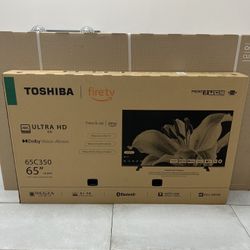 Toshiba 65” 4k Fire TV! Finance For $50 Down Payment!!