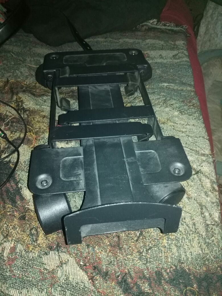 Folding cart on wheels