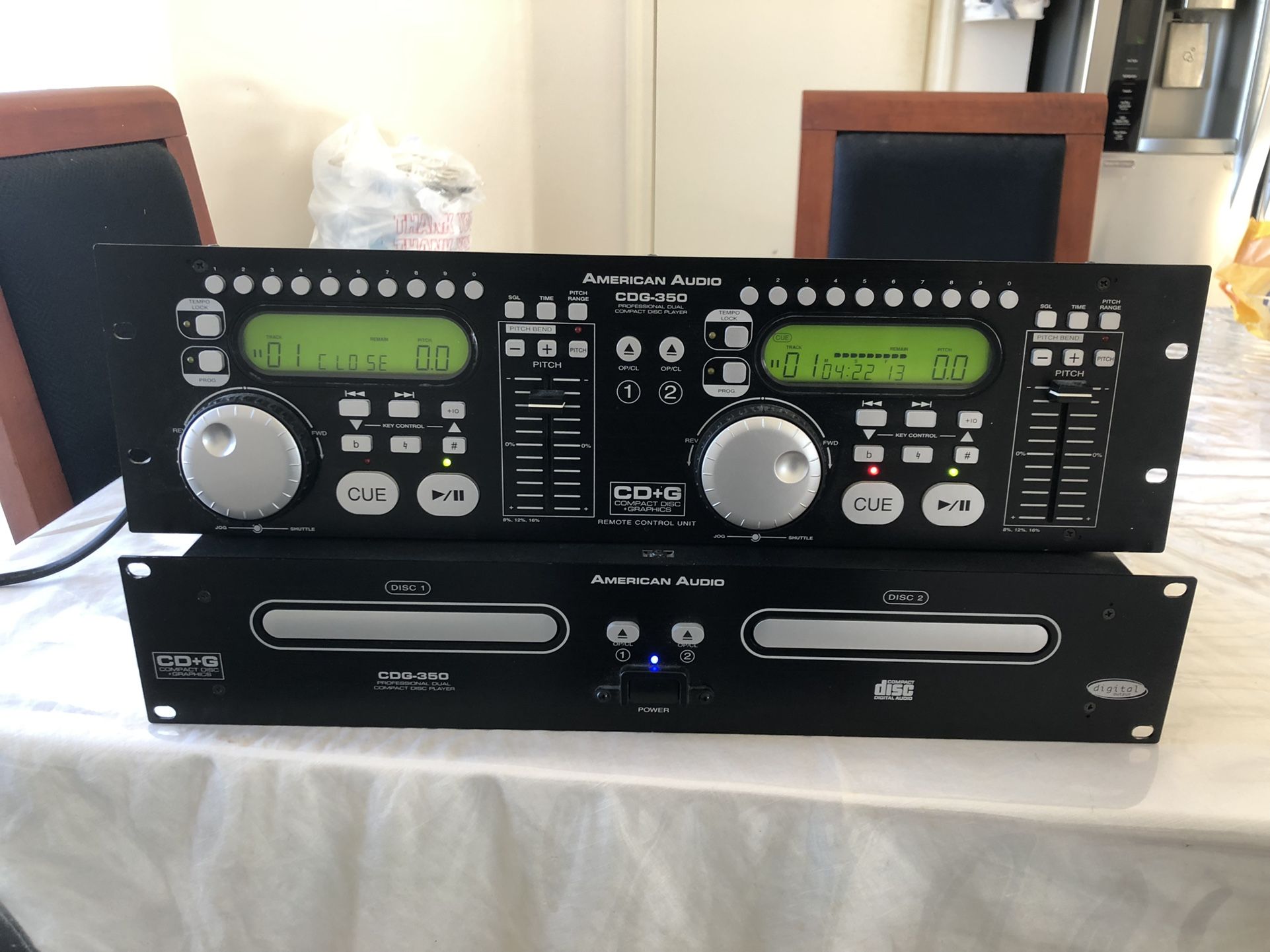 American Audio CDG-350 Professional Dual CD Player with Advanced Karaoke Features
