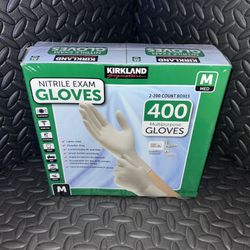 Medium Nitrile 400 Ct Gloves