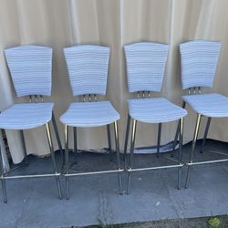 4 Bar Stools (25”H To Seat) Used Condition $60 Firm On Price