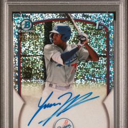 2023 Bowman Chrome 1st Josue De Paula Speckle Refractor Auto /299 PSA 10 1st