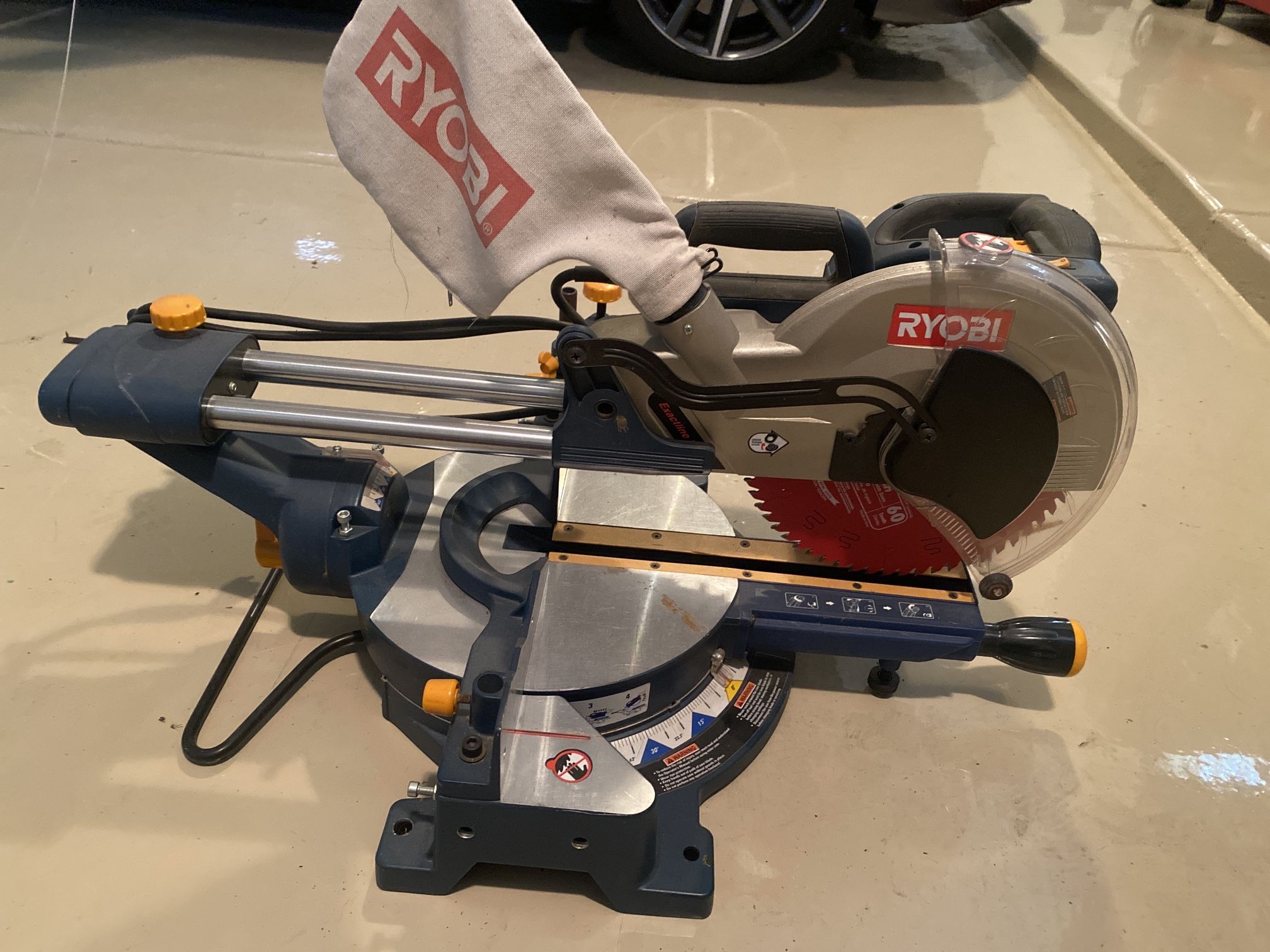 Ryobi sliding compound miter saw, corded