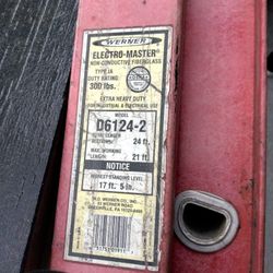 Electro- Master Fiberglass Extend Ladder 