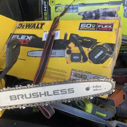 Dewalt Chainsaw 60 Volt Only Tool 