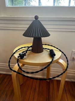 Huey Light Shop Mini Prairie table lamp in storm