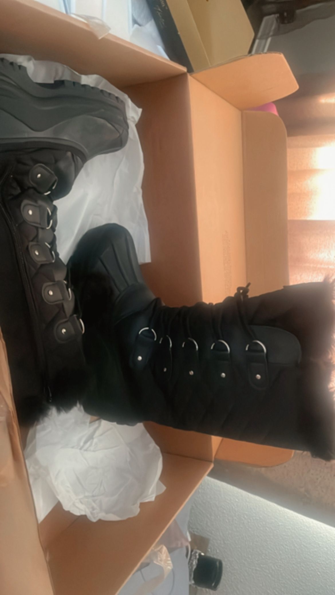 black Snow Boots Women Or Men