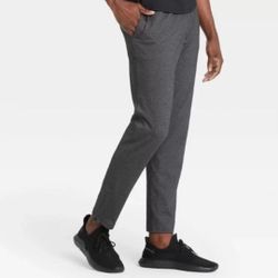Men's Nylon Joggers  New With Tags Dark Grey  Sizes Large  And Medium  $5 Each