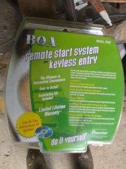 Remote start system keyless entry