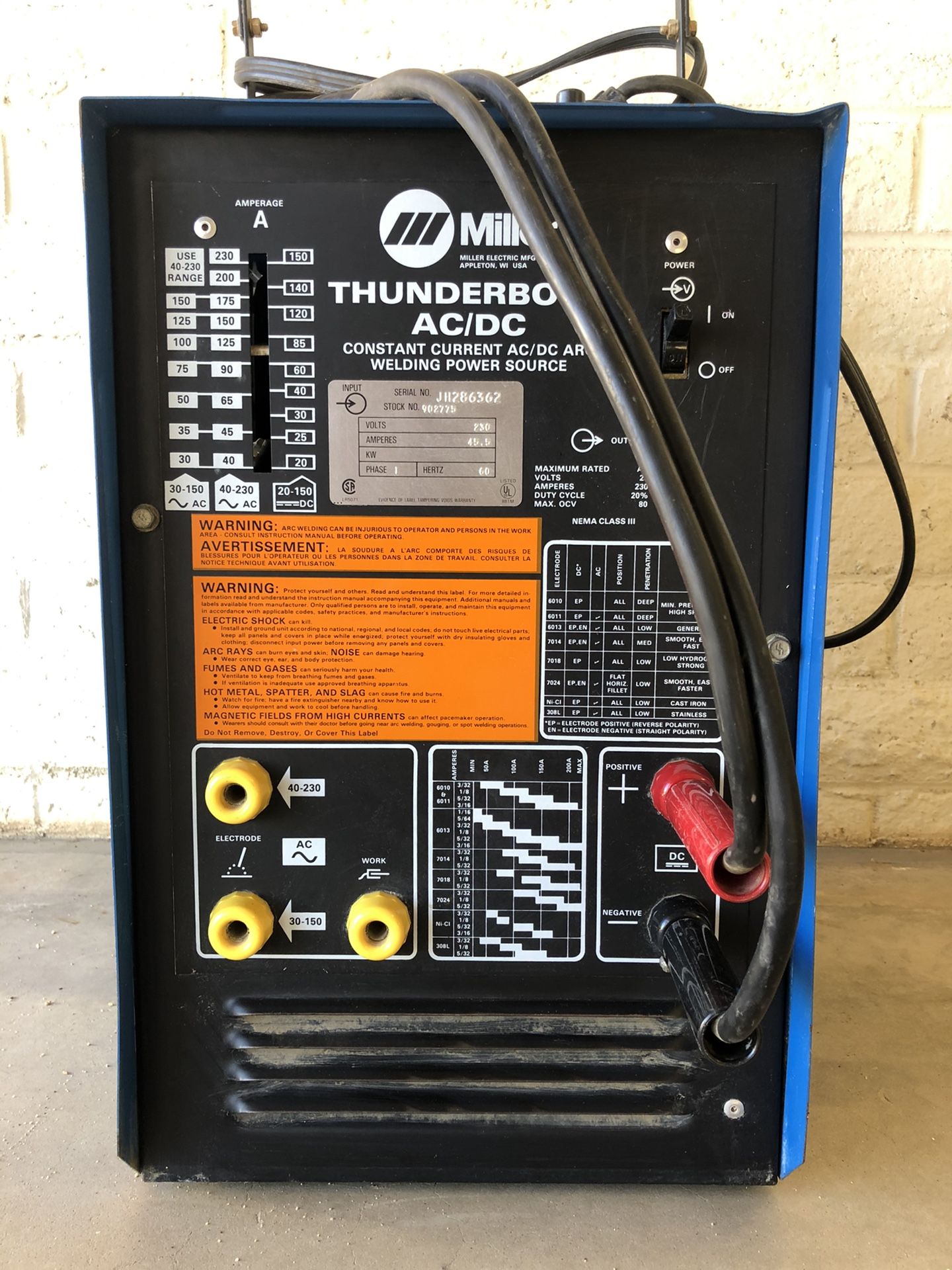 Miller Thunderbolt Welder