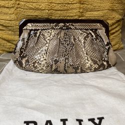 Bally Limited edition Real Python Clutch