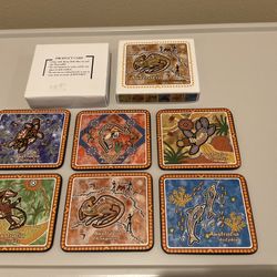 Coaster Set Australia Animals