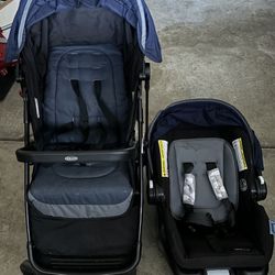 Kids Stroller With Car Seat 