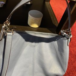 Mk blue All Leather Medium Bag New