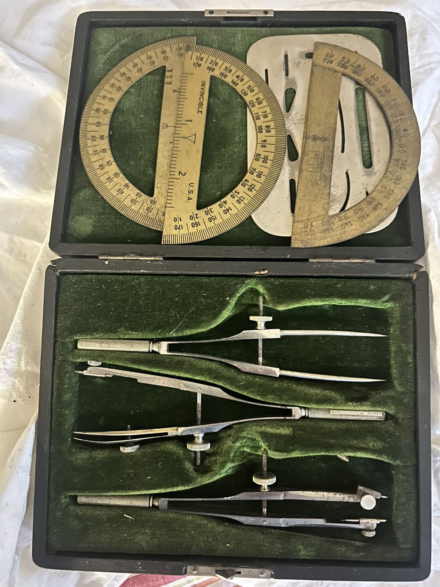 Antique Drafting And Pen Set