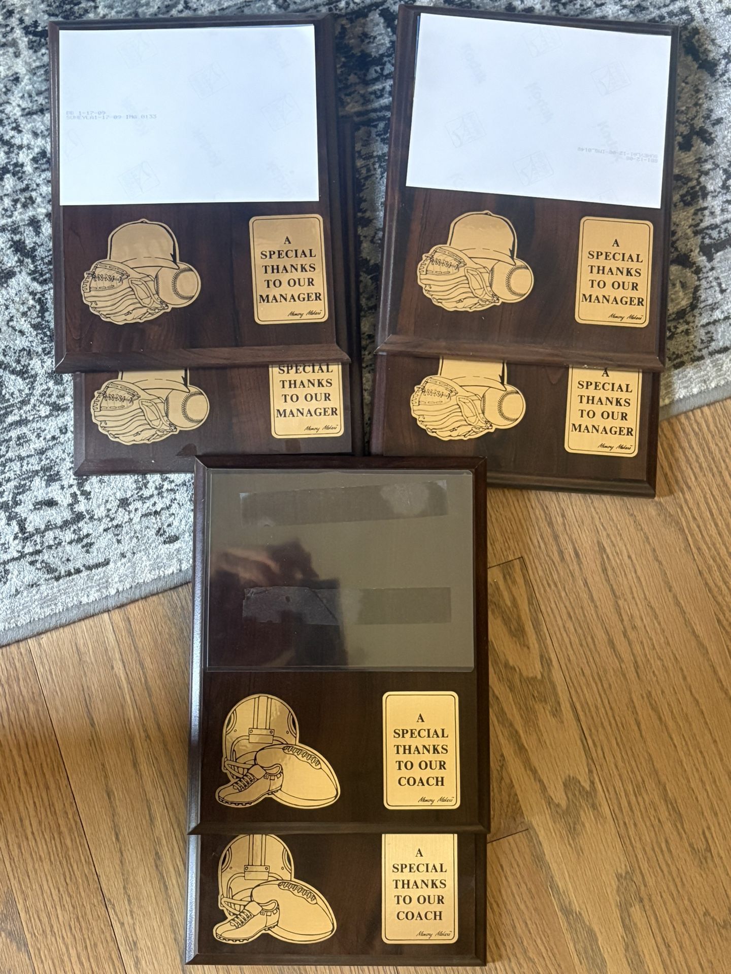 6 Free Plaques For Managers/Coaches