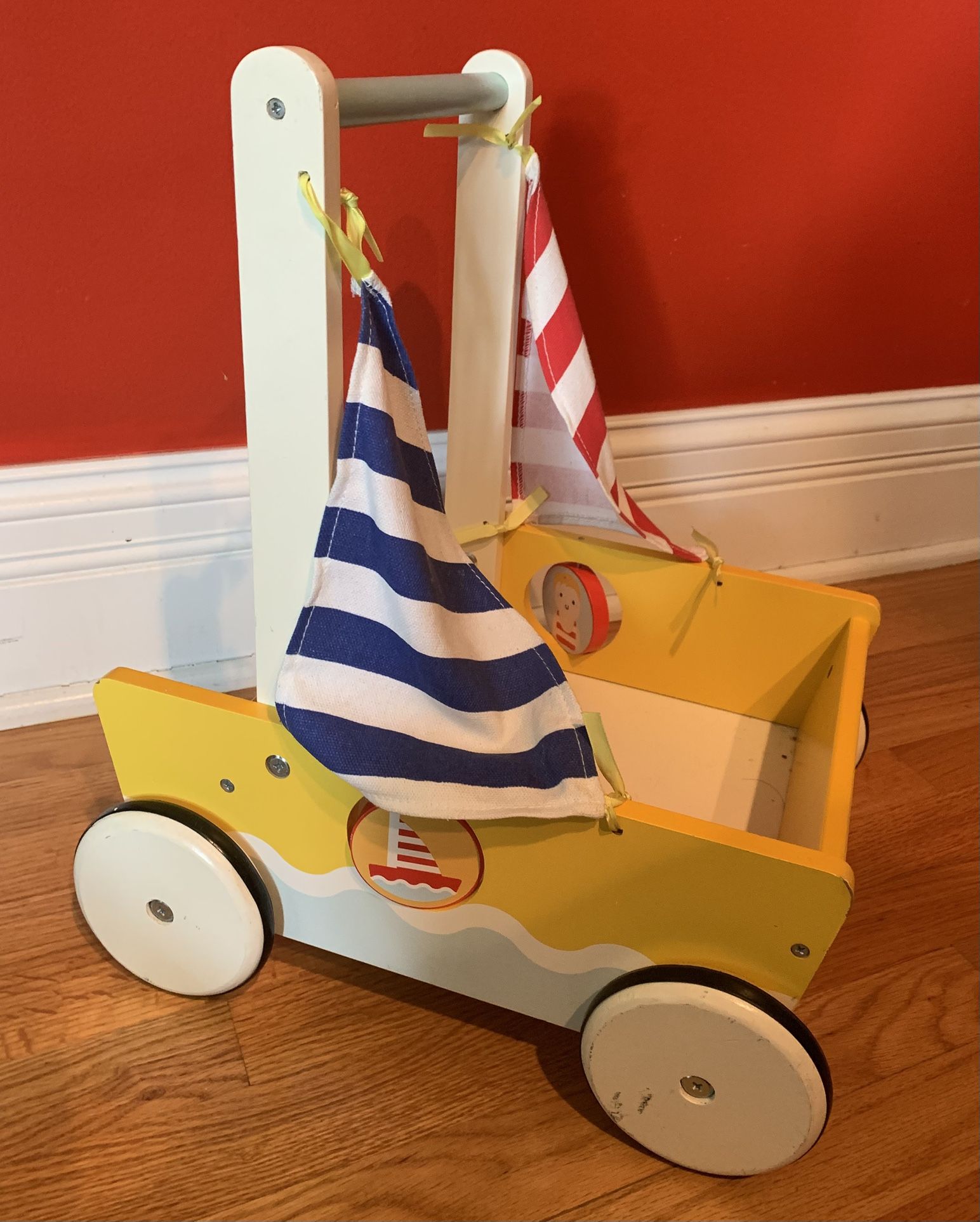 Labebe Wood Push Walker