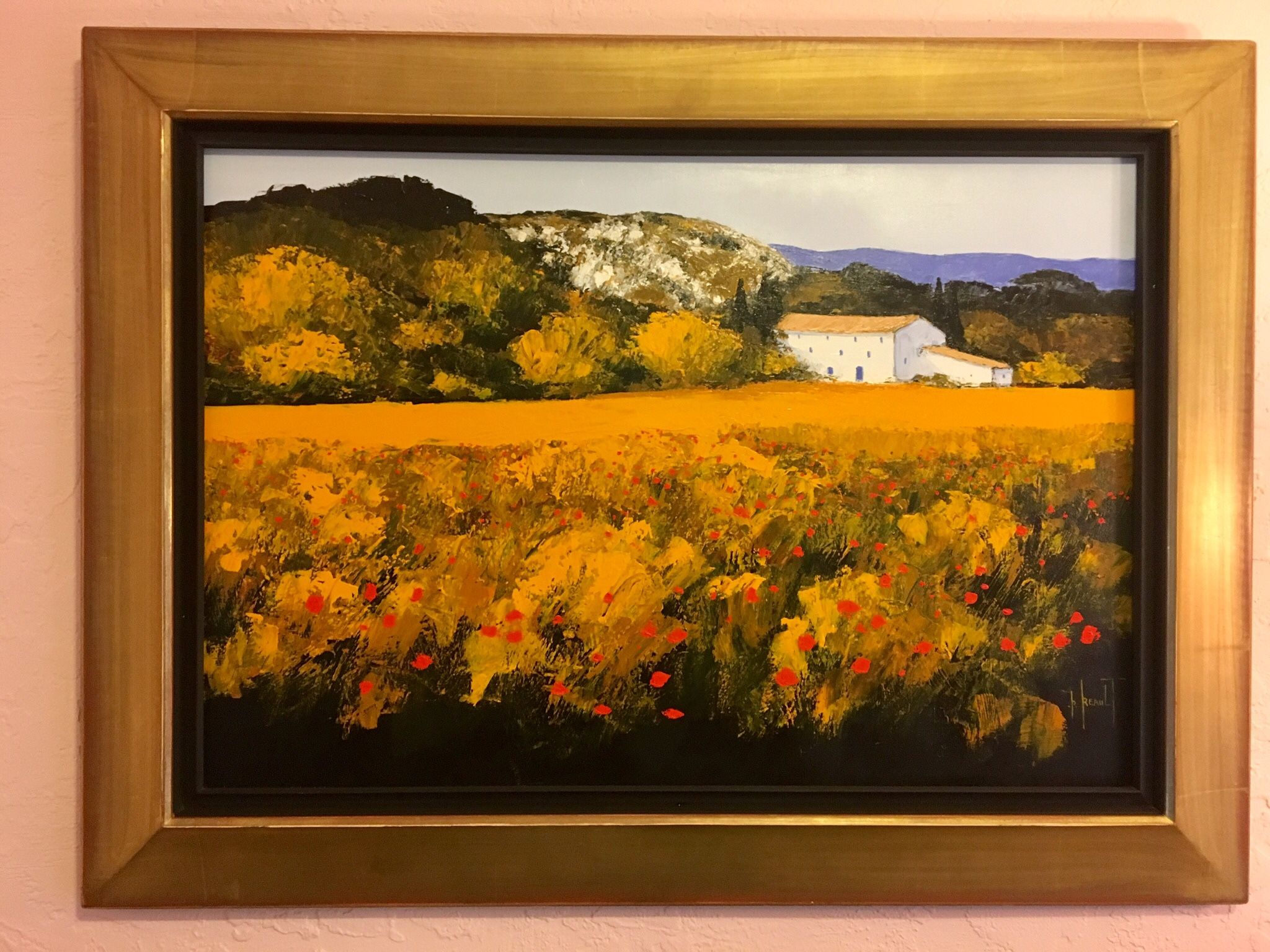 Artist Patrick Reault From France ( Le Champs De Coquelicots