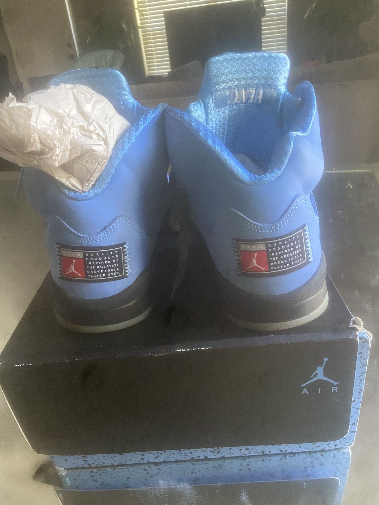 Jordan UnC 5’s