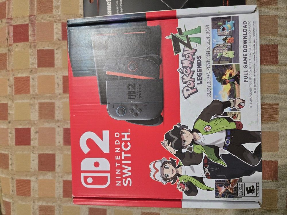 Nintendo Switch 2 Pokemon Legends Z.a. Bundle With 2 Extras