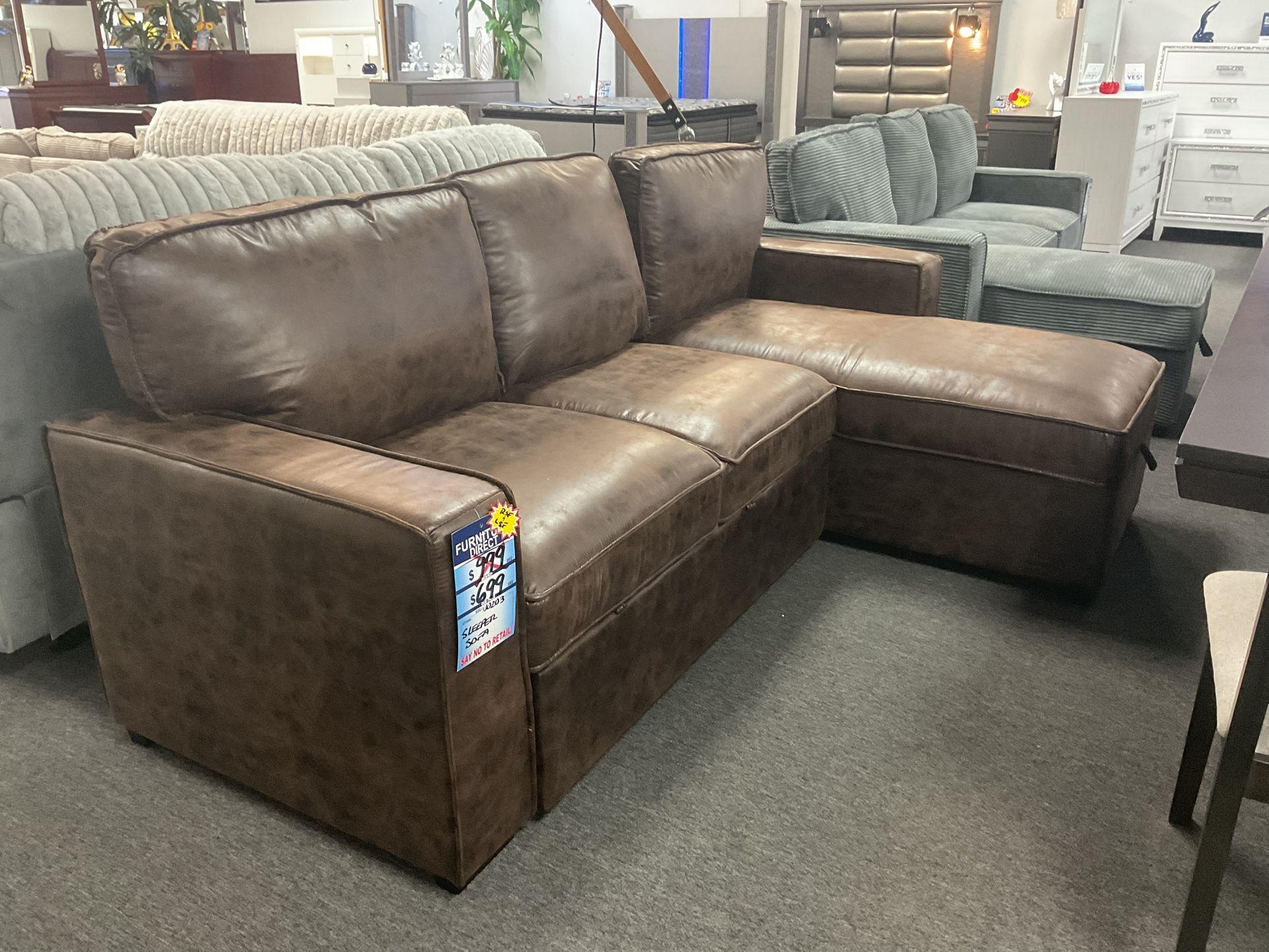 BLOWOUT FURNITURE BIG SEASON SALE (stunning sleeper sofa) 45% OFF
