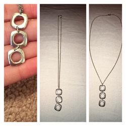 RETIRED Tiffany & Co.RETIRED Tiffany & Co geometric necklace Limited edition Authentic Tiffany & Co. Sterling silver geometric necklace.