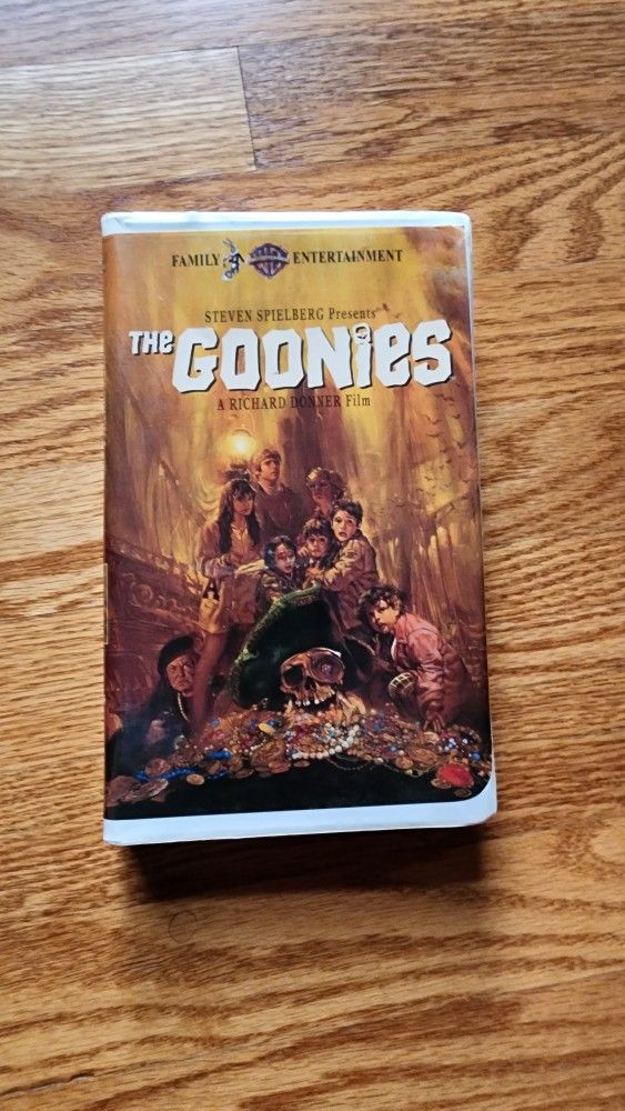 The GOONIES VHS With clam shell Case