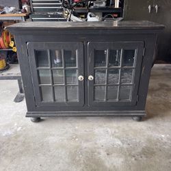 Solid Wood Two Door Buffet Cabinet