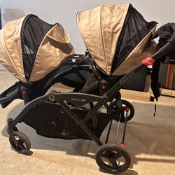 Double Tandem Stroller Contour Options Elite