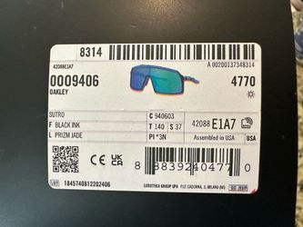 New Oakley Sutro Sunglasses