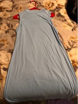 Baby blue dress