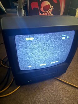 Vintage CRT TV with Built-In VCR - parts
