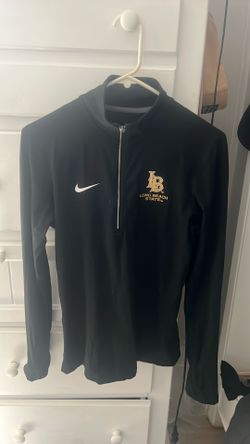 CSULB Nike Black and Yellow Dri-FIT Pullover Sweater Women Size Small