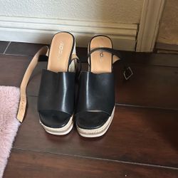 Women’s Black Wedges  Shoes 