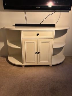 White TV Stand