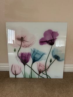 Glass wall Art - Albert Koetsier 23.5” T x 23.5” W
