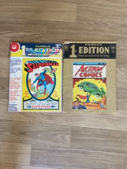 DC Famous 1st Edition Superman & Action Comics Set