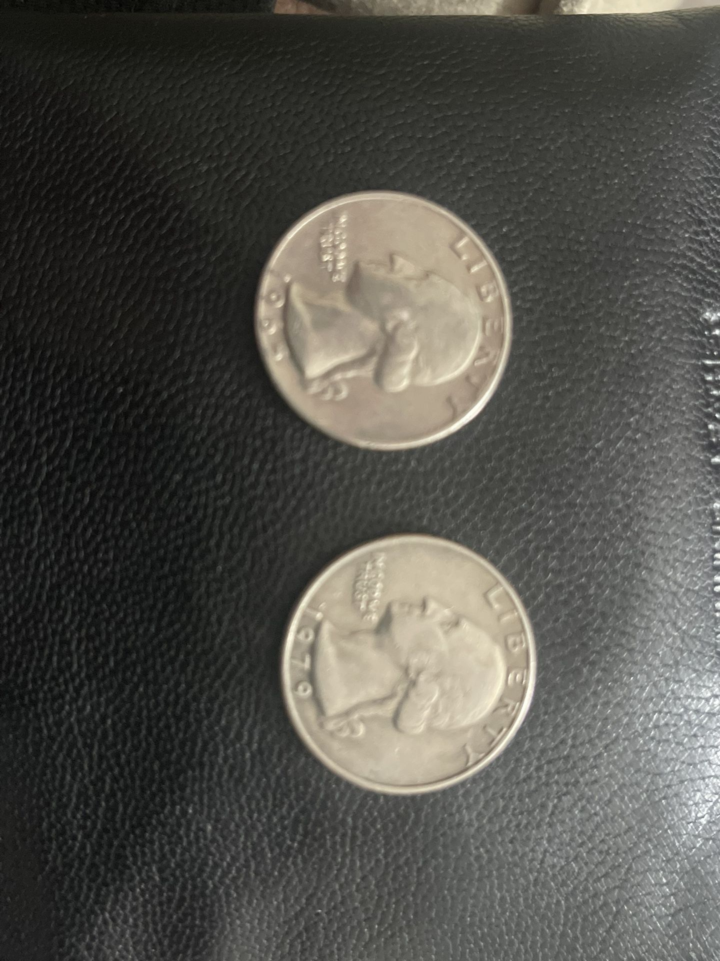 1965 And 1979 Non Mint Error Quarters