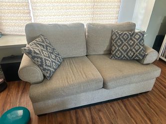 Couch, loveseat, ottoman