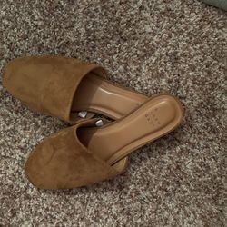 Brown Flat Mules